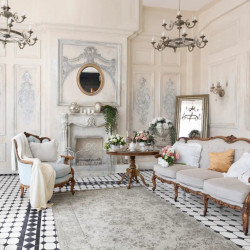 Керамогранит Keramark Петергоф Октагон Белый Матовый 14.6x14.6