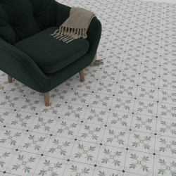 Керамогранит Smile Tile Siena Celeste 20x20