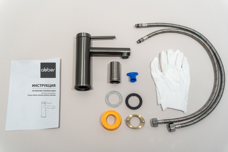 Смеситель ABBER Emotion AF8810NG для раковины, никель
