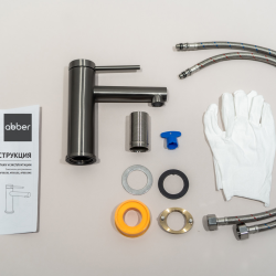 Смеситель ABBER Emotion AF8810NG для раковины, никель