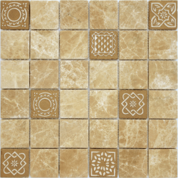 Мозаика LeeDo Ceramica Art Emperador Light MAT (48x48x8) 300х300, матовая