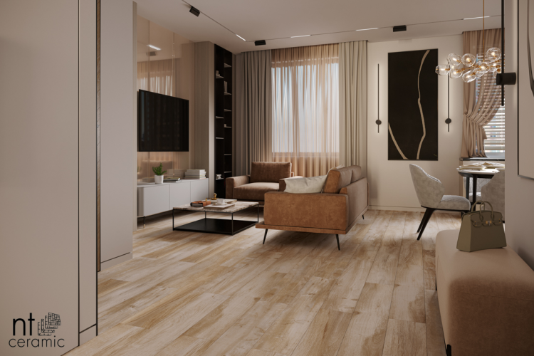 Керамогранит NT Ceramic Wood Nature mat NTT92302M 20x120