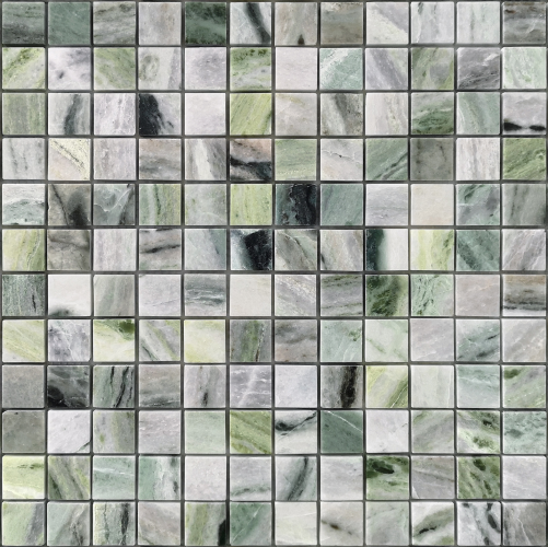 Мозаика LeeDo Ceramica Onice Verde oliva POL (23x23x7) 298х298, полированная глянцевая