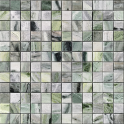 Мозаика LeeDo Ceramica Onice Verde oliva POL (23x23x7) 298х298, полированная глянцевая