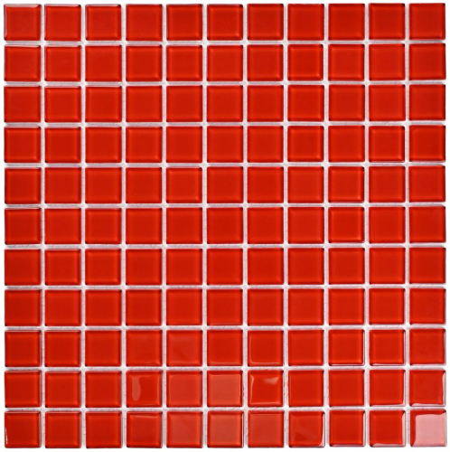 Мозаика Bonaparte Red glass (25х25х4) 300х300, глянцевая