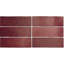 Плитка Equipe Magma 24967 Burgundy 6,5x20