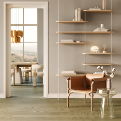 Кварцевый паркет Quartz Parquet Классик Дуб Флэт Уайт 1258-55 5/0,6 мм
