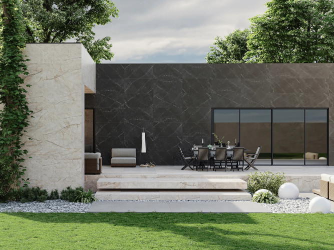 Керамогранит Dogma DPA601206 Project Antibacterial Marquina Dark Soft 60x120