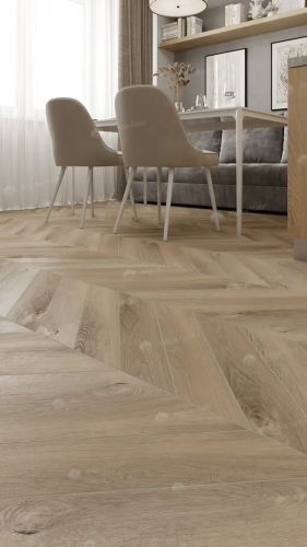 Кварцвиниловая плитка Alpine Floor Chevron Alpine LVT Дуб Синистра Chevron ECO 20-6