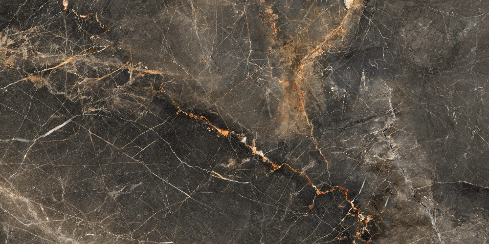 Керамогранит Global Tile Maximus GT408013305MCR Черный 40x80