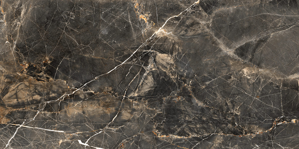 Керамогранит Global Tile Maximus GT408013305MCR Черный 40x80