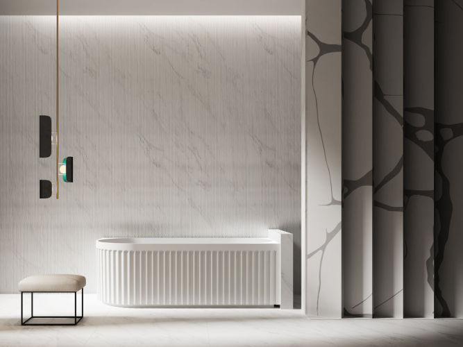 Акриловая ванна ABBER AB9412-1.5 R белая