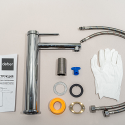 Смеситель ABBER Emotion AF8811 для накладной раковины, хром