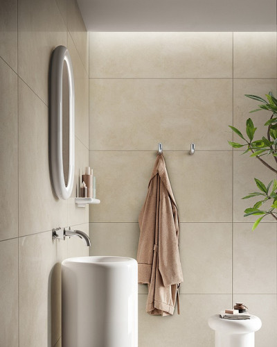 Керамогранит Vitra K948555R CementBase Песочный Матовый R10A Ректификат 9мм 60x120