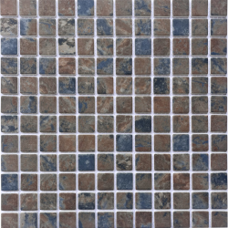 Мозаика Pixel Mosaic PIX761 из стекла, чип 23x23 мм, сетка 300х300x4 мм