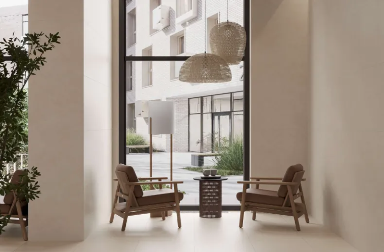 Керамогранит Laparet LP6060G0311R Stucco Oro PRO бежевый матовый R10 STR 59.5х59.5