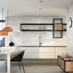 Керамическая плитка Cifre Opal White 7.5x30