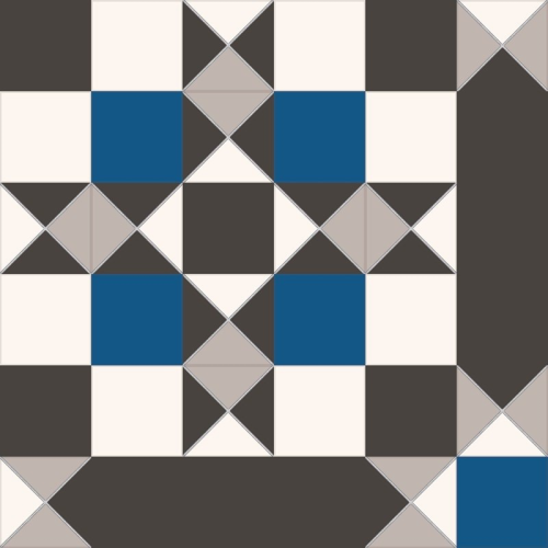 Керамогранит NiceKer Victorian Windsor blue 45,2x45,2