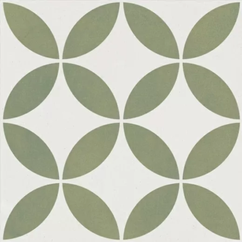 Керамогранит Harmony 37798 Mayari Green Petals Lt/22,3 22,3x22,3