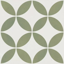 Керамогранит Harmony 37798 Mayari Green Petals Lt/22,3 22,3x22,3
