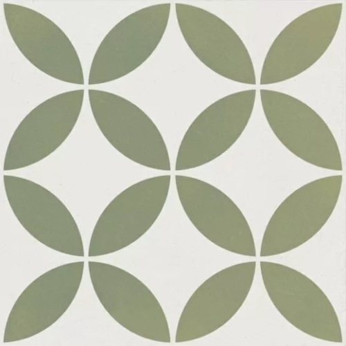 Керамогранит Harmony 37798 Mayari Green Petals Lt/22,3 22,3x22,3