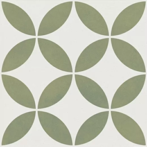 Керамогранит Harmony 37798 Mayari Green Petals Lt/22,3 22,3x22,3