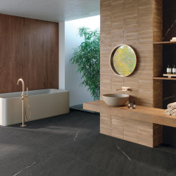 Керамогранит Atlas Concorde Russia 610010005826 Forte dei Marmi Rock Venaria Black Matt Rett 60x120