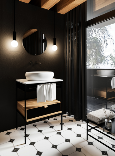 Керамогранит Staro Slim Arte Black Matt 60x120