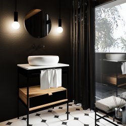 Керамогранит Staro Slim Arte Black Matt 60x120