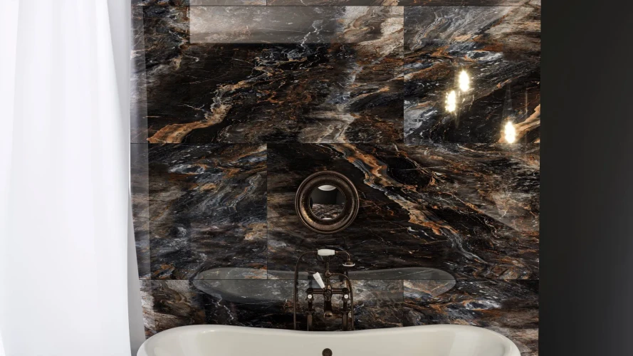 Керамогранит Neodom N20421 Sale Lawa Nero Polished 80x160