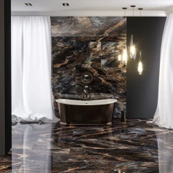 Керамогранит Neodom N20421 Sale Lawa Nero Polished 80x160