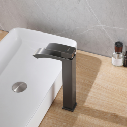 Смеситель ABBER Wasserfall AF8611NG для накладной раковины, никель