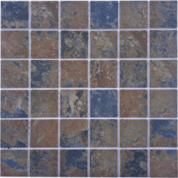 Мозаика Pixel Mosaic PIX760 из стекла, чип 48x48 мм, сетка 300х300x4 мм