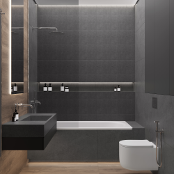 Керамогранит Laparet Сэндстоун Графит ПРО графитовый матовый R10/A КР 60х120
