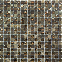 Мозаика NSmosaic S-834 стекло (15х15х8) 305х305, матовая