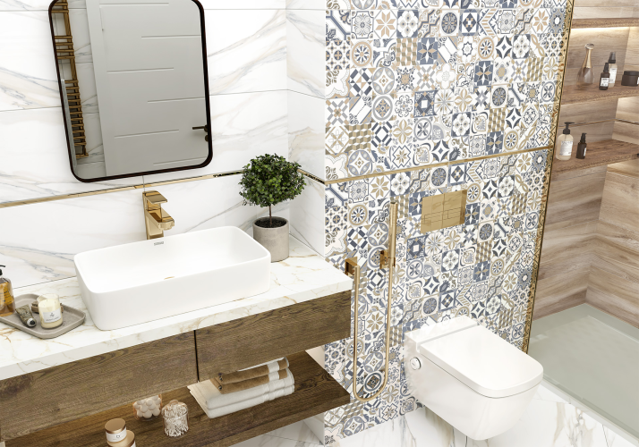 Керамогранит NewTrend Artwood Volcano Light 60x60