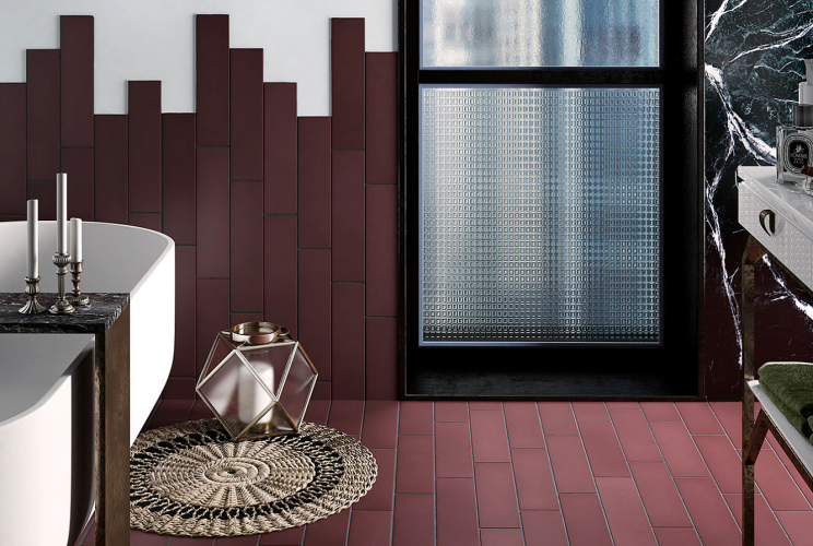 Керамогранит Equipe Stromboli 25895 Oxblood 9,2x36,8