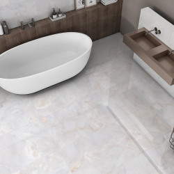 Керамогранит Global Tile Onyx GT120604403PR Белый 60x120