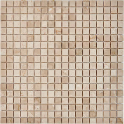 Мозаика Pixel Mosaic PIX 231 Cream marfil, чип 15x15 мм, сетка 305х305x4 мм, Полированная