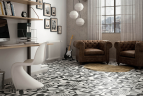Плитка Equipe Caprice Deco 22105 Patchwork B&W 20x20
