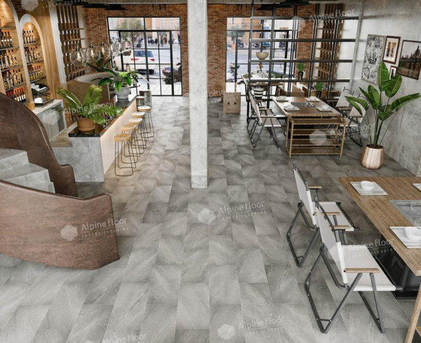 Кварцвиниловая плитка Alpine Floor Stone Mineral Core Авенгтон (без подложки) ЕСО 4-4 MC