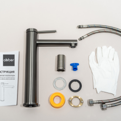 Смеситель ABBER Emotion AF8811NG для накладной раковины, никель