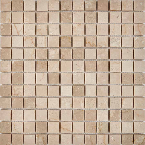Мозаика Pixel Mosaic PIX 232 Cream marfil, чип 23x23 мм, сетка 305х305x6 мм, Полированная