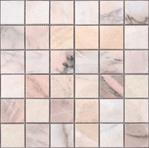 Мозаика LeeDo Ceramica Rosa Salmone POL (48x48x7) 305х305, полированная глянцевая 