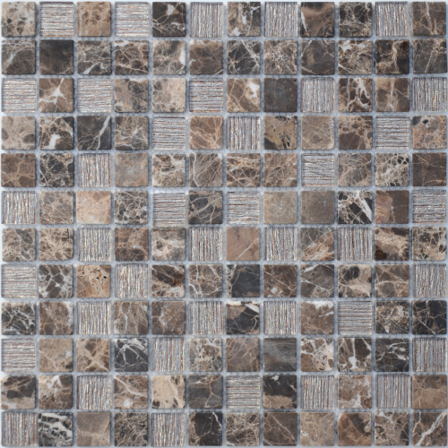 Мозаика LeeDo Ceramica Coffee Jute (23x23x4) 298х298, глянцевая и матовая