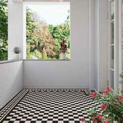 Керамогранит NiceKer Victorian Bristol Black 45,2x45,2