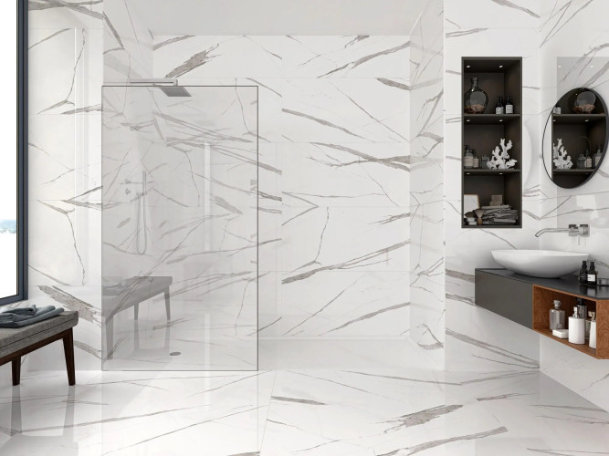 Керамогранит Dogma NEO126001 Project Antibacterial Calacatta Levigato 60x120