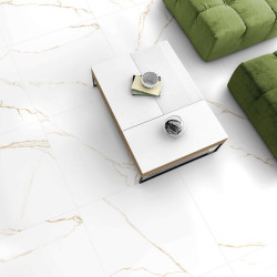 Керамогранит Global Tile Majestic Luxe GT60601903MR Белый 60x60