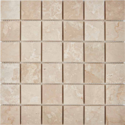 Мозаика Pixel Mosaic PIX 233 Cream marfil, чип 48x48 мм, сетка 305х305x6 мм, Полированная