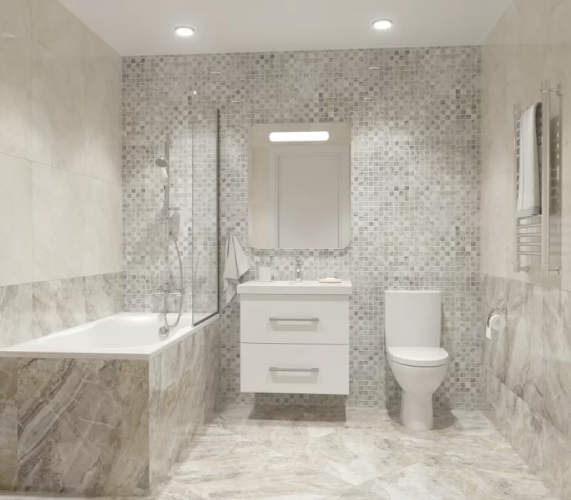 Керамогранит Kerranova K-900/SR Canyon White 600x600x9